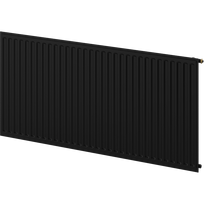 Mexen CVH10 Higieninis plokščias radiatorius 400 x 1200 mm, apatinis pajungimas, 518 W, juodas - W610H-040-120-70