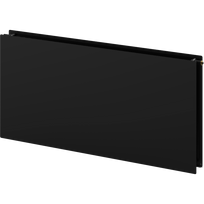 Mexen CVHF20 Higieninis plokščias radiatorių plokštė 400 x 400 mm, apatinis prijungimas, 288 W, juodas - W620HF-040-040-70
