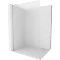 Mexen Kioto L dušo sienelė Walk-in 90 x 200 cm, matinė, chromas - 800-090-103-01-30