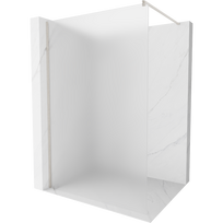 Mexen Kioto dušo siena Walk-in 90 x 200 cm, matinė 8 mm, šlifuotas nikelis - 800-090-101-97-30