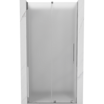 Mexen Velar slankiojančios dušo durys 90 cm, šerkšnas, chromas - 871-090-000-31-01