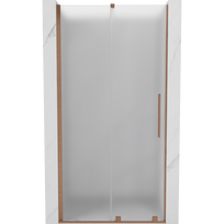 Mexen Velar stumdomos dušo durys 110 cm, matinis, šepečiuota varis - 871-110-000-31-65