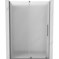 Mexen Velar slankiojančios dušo durys 150 cm, matinis, ginklų metalas - 871-150-000-31-95