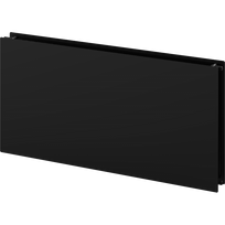 Mexen CHF20 Higieninis plokščiasis radiatorius 400 x 1400 mm, šoninis prijungimas, 1007 W, juodas - W420HF-040-140-70