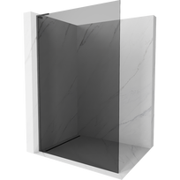 Mexen Kioto L dušas siena Walk-in 100 x 200 cm, grafitas, gun gray šlifuotas - 800-100-103-66-40
