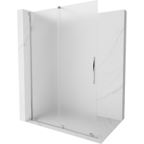 Mexen Velar stumdomoji dušo siena Walk-in 160 x 200 cm, matinė 8 mm, chromas - 871-160-000-33-01
