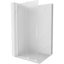 Mexen Velar stumdomoji dušo sienelė Walk-in 110 x 200 cm, matinė 8 mm, balta - 871-110-000-33-20