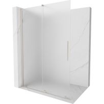 Mexen Velar stumdomos dušo sienelės Walk-in 150 x 200 cm, šalna 8 mm, šlifuotas nikelis - 871-150-000-33-97