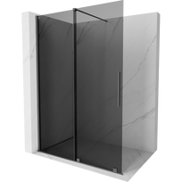Mexen Velar stumdoma dušo sienelė Walk-in 130 x 200 cm, grafitas 8 mm, gun metal - 871-130-000-43-95