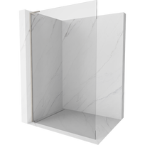Mexen Kioto L dušo siena Walk-in 70 x 200 cm, skaidri, šlifuotas nikelis - 800-070-103-97-00