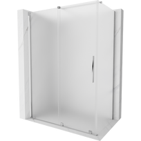 Mexen Velar stumdomos dušo durys 150 x 75 cm, matinės, chromas - 871-150-075-31-01