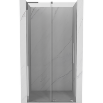 Mexen Velar L slankiojančios dušo durys 90 cm, permatomos, chromas - 871-090-003-01-01