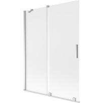 Mexen Velar dvigubos slenkančios dušo durys, matinės, chromuotos, 130 x 150 cm - 896-130-000-31-01