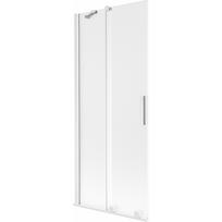 Mexen Velar dviguba stumdomoji vonios duris 85 x 150 cm, matinis, baltas - 896-085-000-31-20
