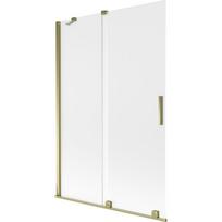 Mexen Velar vonios ekranas, 2-stumdomos durys, 120 x 150 cm, matinis, auksinis - 896-120-000-31-50