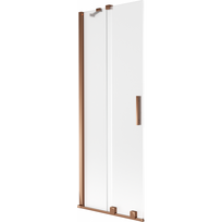 Mexen Velar vonios ekrano 2-staktis slankiojamas 75 x 150 cm, matinė, rožinis auksas - 896-075-000-31-60