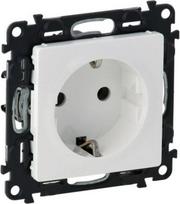 2P+E socket with shut. Valena Life - auto. term. - German std -16A -250V -white 753120 | 3414970509659