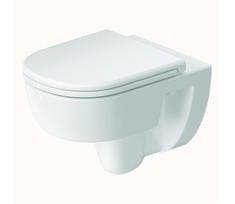 Duravit 45130900B2 - Pakabinamas WC su sėdyne D-CODE keramika/blizgi balta