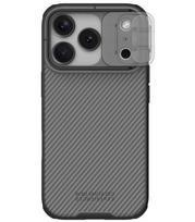 Juodas / skaidrus dėklas Apple iPhone 17 Pro telefonui "Nillkin CamShield Pro Case"