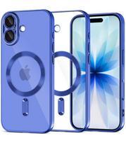 Mėlynas (Shine) / skaidrus dėklas Apple iPhone 17 telefonui "Tech-Protect MagFlex Magsafe"