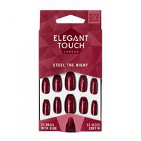 Colour Nails- Coffin Priklijuojami dirbtiniai nagai Steel The Night*