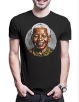 Mandela Moon Herren T-Shirt Nelson Madiba Tata Mandela South African Leader 4XL
