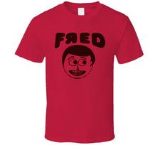 Fred Figglehorn Juokingi Raudoni Marškinėliai M