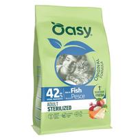 Oasy Original Sterilized sausas pašaras su žuvimi katėms, 1.5 kg