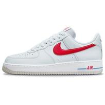 Nike Air Force 1 07 USA Vyriški sportbačiai Balti Pure-Platinum University-Red DX2660-001 43
