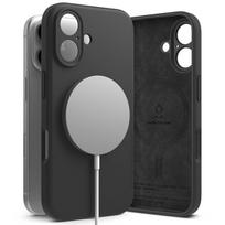 Ringke iPhone 16 Silikoninis Žiedinis Magnetinis Juodas Korpusas