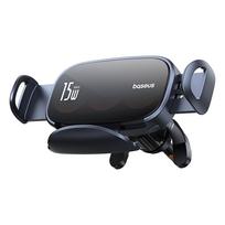 Automobilio laikiklis su indukciniu įkrovikliu Baseus LightChaser (juodas)