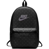 Nike Heritage poliesterio kuprinė, įprasto dydžio, unisex, juoda/pilka BA5761-011
