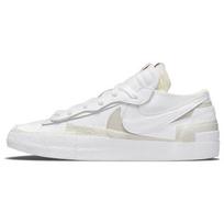 Nike Blazer Low Sacai Balti Lakuotos Odos Kedai Riedlentės Batai DM6443-100 37.5