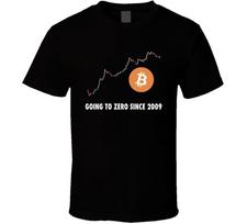 Bitcoin eina į nulį nuo 2009 m. marškinėliai 4XL