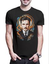369 Nikola Herren T-Shirt Electricity Tesla Alternating Coil Current Wireless L