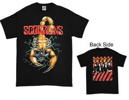 Retro 1988 Scorpions JAV Turo Marškinėliai | Dvipusis Juodas Vintažinis Koncertinis Marškinėlis XL