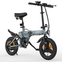 Sulankstomas elektrinis dviratis ESKUTE F100 250W 36V 9Ah baterija 14 colių pilka