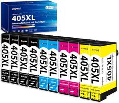 "Zoyood 405XL" spausdintuvo kasetės, suderinamos su "Epson 405 XL Multipack", skirtos "Epson Workforce Pro" WF-3820 WF-3825 WF-4820 WF-4825 WF-4830 WF-7830 WF-7835 WF-7840 (10 vnt.)