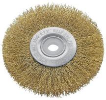 Šveitimo šepetys diskinis, kampiniam šlifuokliui, ⌀22.2mm (varis) Modeco Expert | d-150 mm