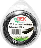 Trimerio valas 1.6mm Kvadratinis 15m