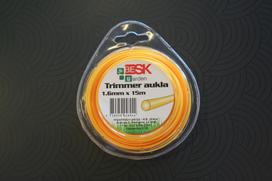 Trimmerio aukla 1.6mm x 15m Apvali