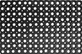 Kilimėlis lauko durims Guminis 40x60 cm Juodas