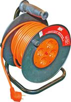 Prailginimo laidas su Rite 25m 3x1mm² 4 lizdai Juodas