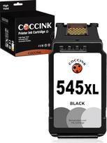 COCCINK PG-545 XL (1 juodos spalvos) atkurtos "Canon" 545XL rašalo kasetės, skirtos PIXMA MG2450 MG2455 MG2550 MG2555 TS205 TS305 iP2800 iP2850 iP2855 MG2950 MG2955 MX495 TR4500 TR4651 spausdintuvui