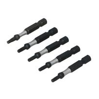 Antgalis smūginis Draumet Torx T15 1/4" 50mm S2 5 vnt.