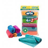 Šluostės mikropluošto Microfibre 6 vnt. komplekte