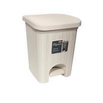 Šiukšliadėžė su pedalu Milo 205x205x280mm Balta