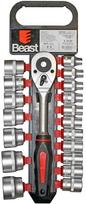 Lizdinių raktų komplektas BEAST PRO 1/2" 19 vnt.