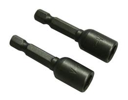 Antgalis 1/4" 8mm magnetinis 2 vnt.