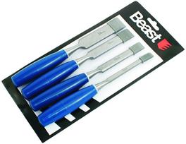 Kaltų rinkinys 4 vnt., 6-24 mm, plastikinės rankenos